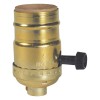 Commerical Electric 2- Commercial Electric 2-3/4 in. 3-Way Brass Turn Knob Lamp Socket 540 691