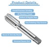 sourcing map 2pcs Straight Flute Thread Tap, M20 x 2.5