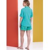 Butterick Misses' Collared Shirts and Pleated Shorts Sewing Pattern Kit,