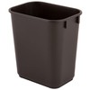 Mix.Home 10 Gallon Brown Rectangular Wastebasket Restaurant Trash can Commercial