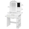 YITAHOME Makeup Vanity Table with Lighted Mirror