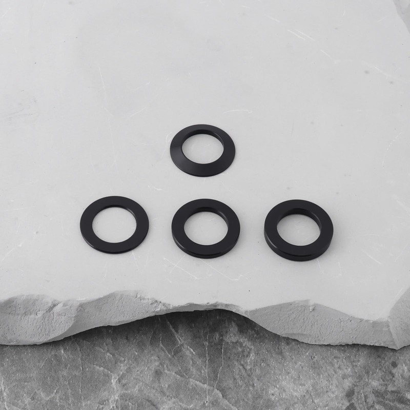 EMSea 4Pcs M12 Bicycle Thru-Axle Aluminum Alloy Flat Washer for