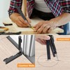 Multifunctional scribing tool with deep hole pin, scribing tool, construction