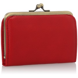 Nadaya No. 73271 Peanuts Gentle Dog Wallet, Long Wallet, Women's, Coin Purse, Snoopy Leather, Lightweight, Cowhide Leather, Made in Japan, red