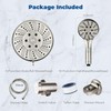 Watersong Shower Heads with Handheld Spray Combo 6-Setting Showerhead with