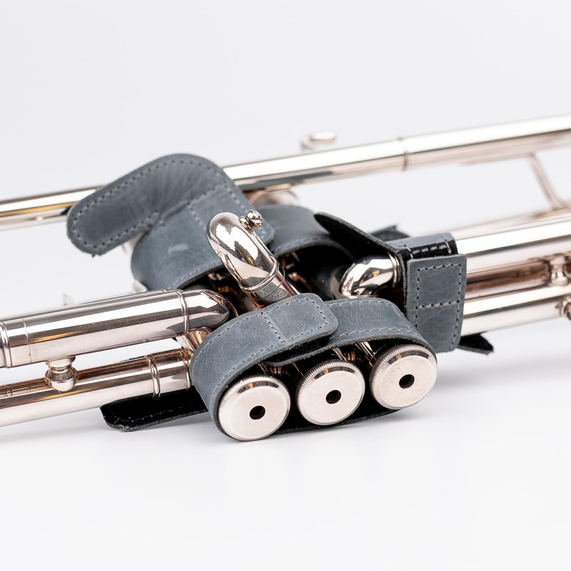 Trumpet Valve Guard XL Genuine Leather Protection Trumpet Valve Cover