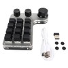 Programmable Keyboard with RGB 3 Knob 12 Keys 2.4G USB