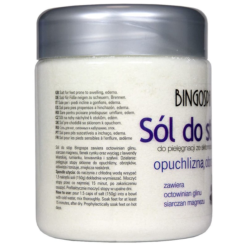 Feet Bath Salts for Sore Swollen Feet Prone to Edema