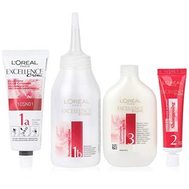 L'ORÉAL PARIS - Triple Care Permanente Haarfarbe - Deckt 100% weißes Haar ab - Excellence Creme - Farbton: Dunkelblond (6)
