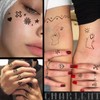 CHARLENT Small Doodles Temporary Tattoos For Adults - 9 Sheets