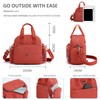 NICOLE & DORIS Women's Orange Messenger Bag - Large Capacity