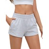 SOLY HUX Women's Sweat Shorts Casual Summer Elastic High Waist