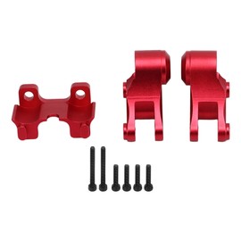 RC Rear Rocker Arm Aluminum Alloy High Hardness Hard Wearing Delicate 1/16 RC Car Rocker Arm Set for Traxxas E Revo VXL Red