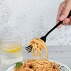 Dehouse 16-Piece Black Stainless Steel Dinner Forks, 7.87 Inch Flatware