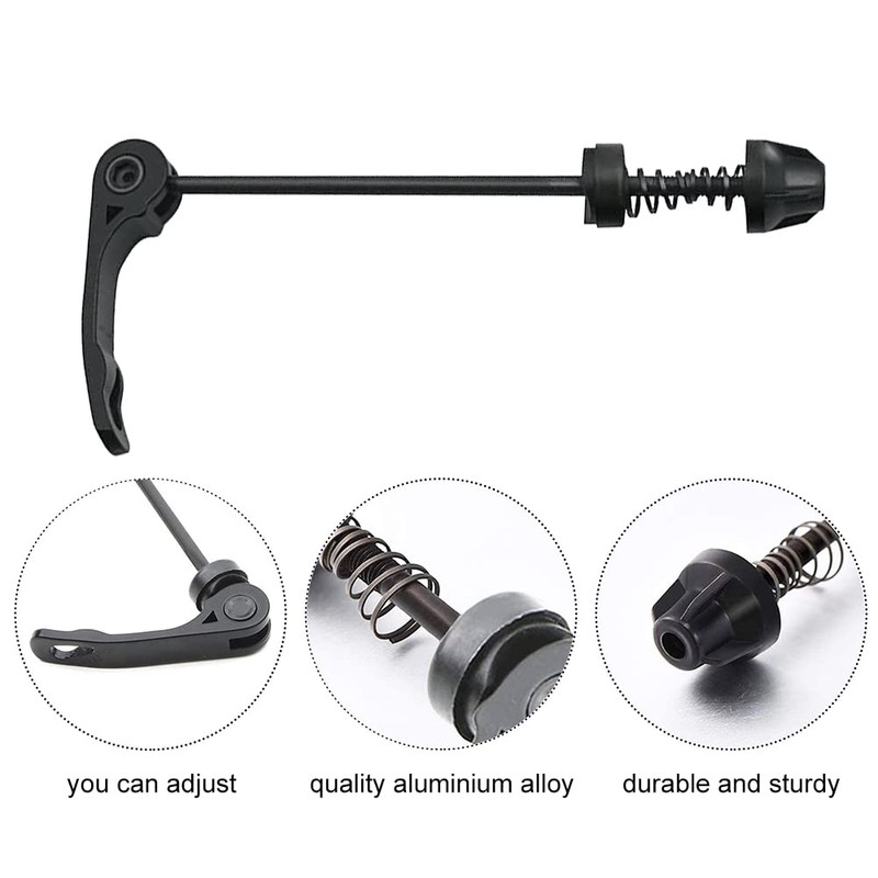 Butyeak Bicycle Front and Rear Axle, Quick Release Bicycle Hub