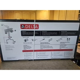 Delta Foundations B1310LF Single-Handle KITCHEN FAUCET Chrome Finish New In Box