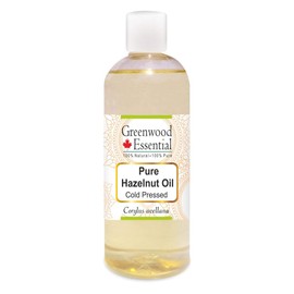 Greenwood Essential Pure Hazelnut Oil (Corylus avellana) Cold Pressed 200ml (6.76 oz)