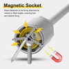 sourcing map 3pcs Nut Driver Drill Bit 5.5mm Metric Socket