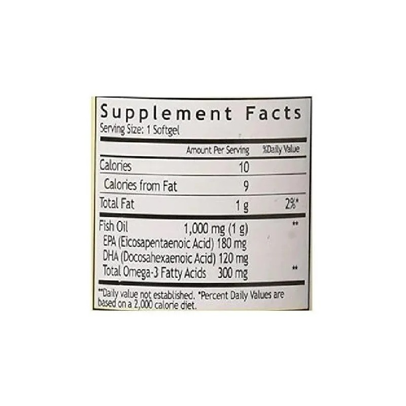 Windmill Omega 3 Fish Oil 1000mg Con Epa Y Dha