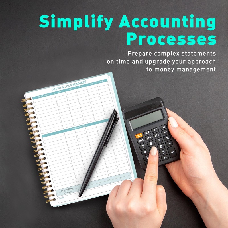 S&O Income and Expense Tracker Notebook for Better Money Management