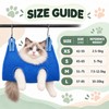 Adjustable Polyester Pet Grooming Hammock Sling for Cat and Small