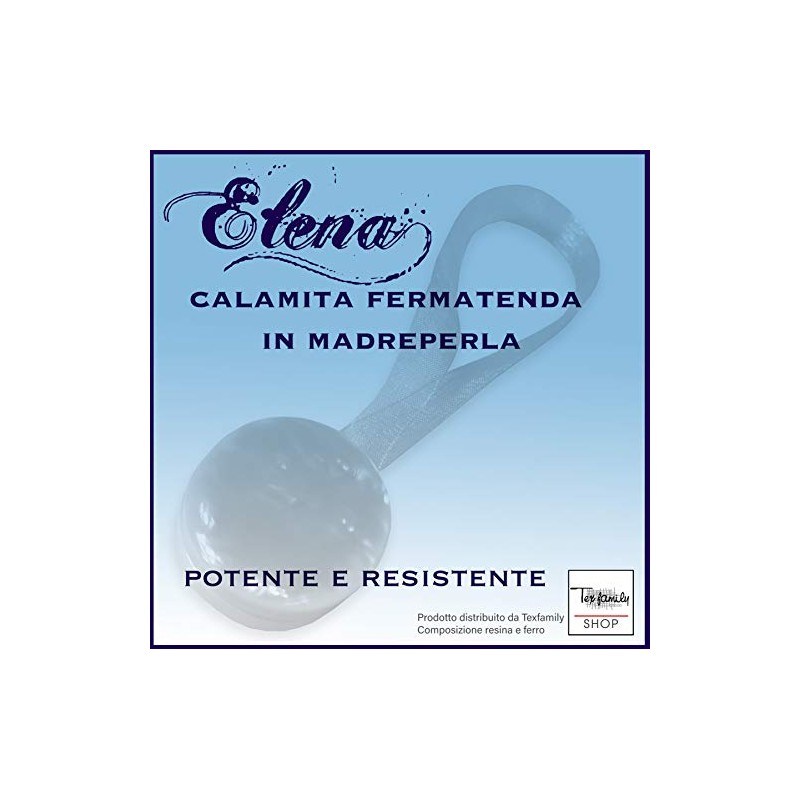 tex family CALAMITA Ferma Tenda Bianco Calamite per Tende FERMATENDE