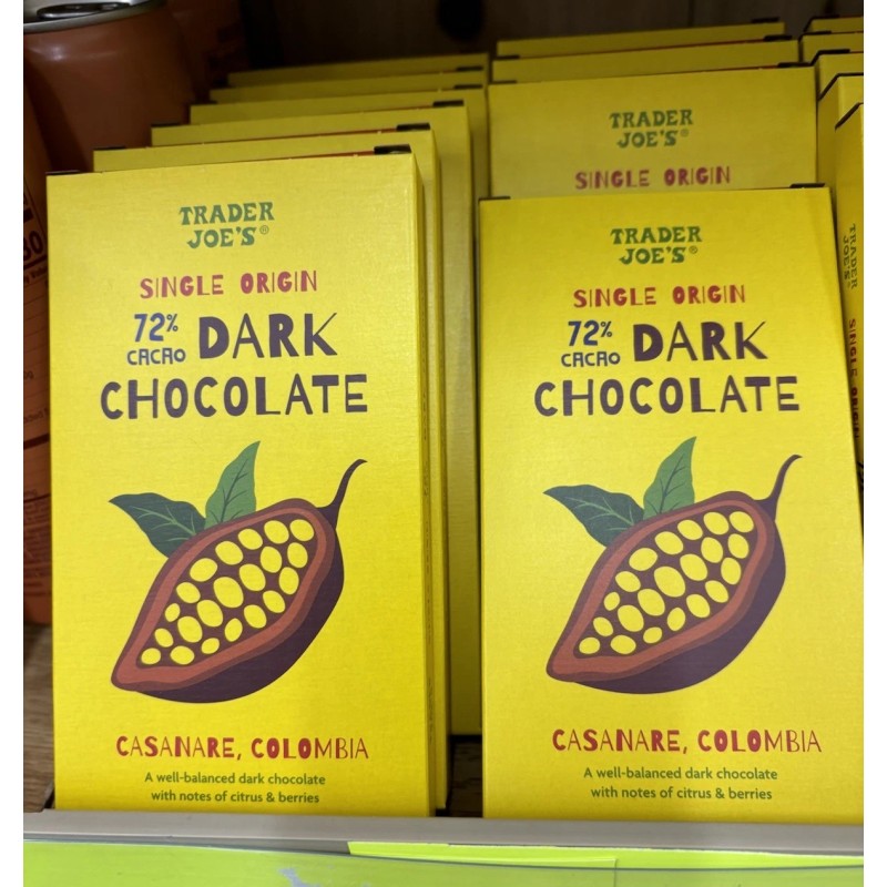 Trader Joe's 2 Packs Trader Joe’s Single Origin 72% Cacao