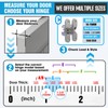 Invisible Hinges for Cabinet Doors, 180 Degree Hidden Door Hinges