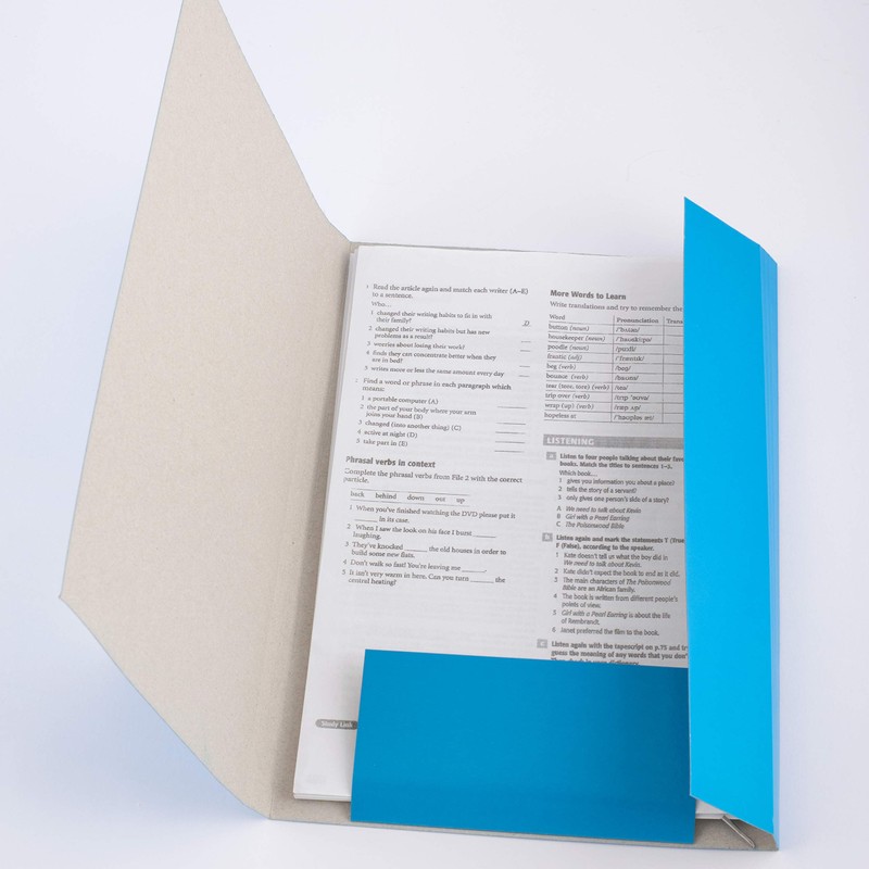 D.RECT Cardboard folder Corner Tensioner Drawing with Elastic Band 300g