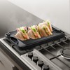 VEVOR Reversible Grill/Griddle, 14x8.5 inch Pre-Seasoned Cast Iron Griddle, Portable