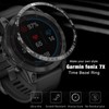 Abanen Bisel de reloj para Garmin Fenix 7X Sapphire Solar