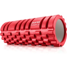Core Balance Fascia Roller Back Spine and Full Body for Deep Tissue Massage - Textured Sports Foam Roller for Massage of Trigger Points - Fascia Roller Spine for Fitness, Gym, Physio