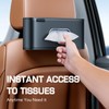 ULPOCMU Car Tissue Holder – Premium PU Leather Tissue Box