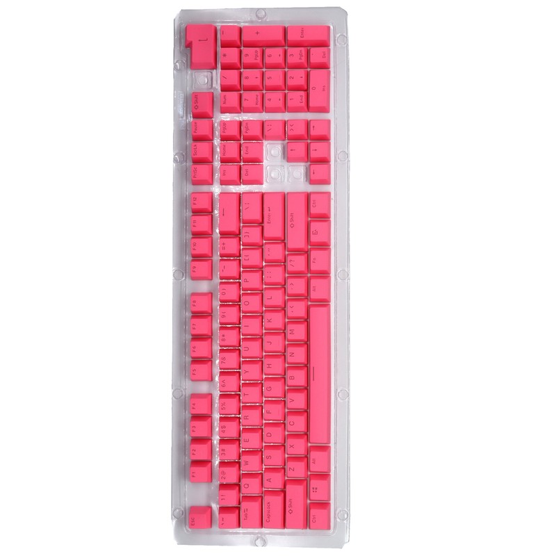 PBT Keycaps Ergonomic Design Oil Resistant Colorful 108 Key Video