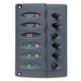 BEP CSP6 CSP6-F Water Proof Panel - 6 way w/ Fuse Holder