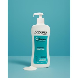 Babaria Körpercreme mit Kollagen | Body Milk 400 ml | Creme mit Kollagen | Feuchtigkeitscreme für Damen und Herren | Körpercreme