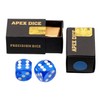 Apex Dice Precision Backgammon Dice **SECURITY SEALED** Professional Backgammon Dice