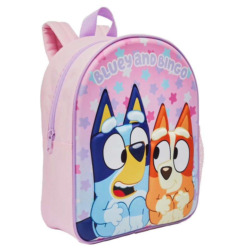 Bluey Stars Bp Backpacks Pink One Size