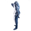 Wearable Shark Sleeping Bag Soft Cozy Flannel Hooded Blanket for