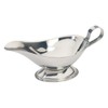 Winco Gravy Boat, 10-Ounce, Stainless Steel, Medium