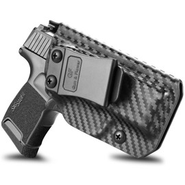 IWB Holster Compatible with Sig P365/P365 SAS, Carbon Fiber Holster Inside Waistband IWB Conceal Carry P365 Holster and P365 SAS Holster, Adjustable Cant and Retention