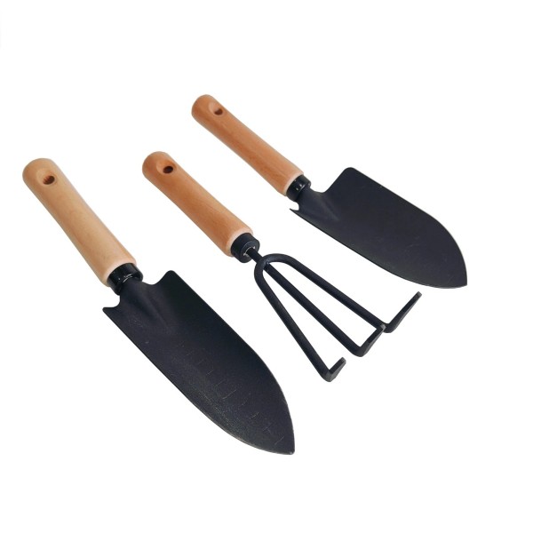 DONSP1986 3Pcs Heavy Duty Gardening Kit Including Trowel Transplanter Cultivator