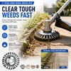 6-Inch Steel Wire Trimmer Brush Head for Weed Removal –