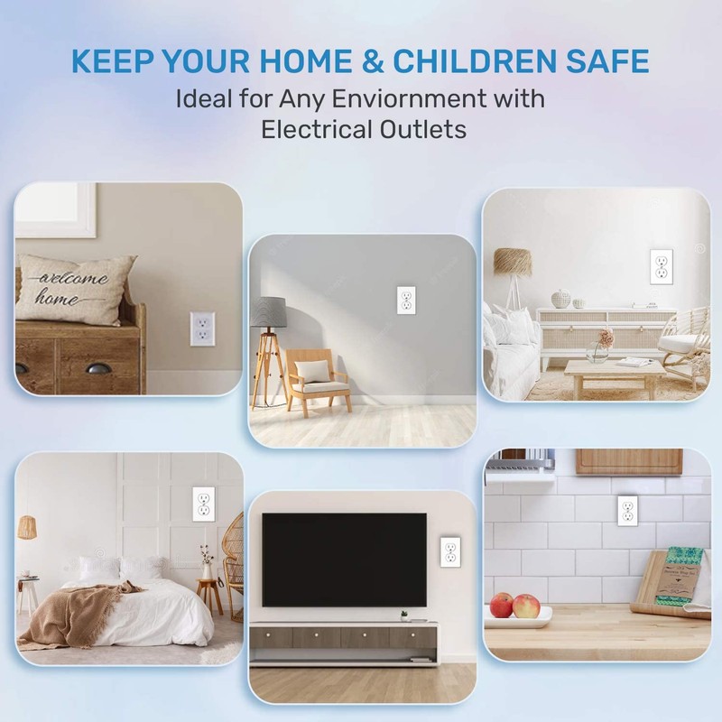 BABY PROOF ME 24 Pack Outlet Covers Baby Proofing, Provide