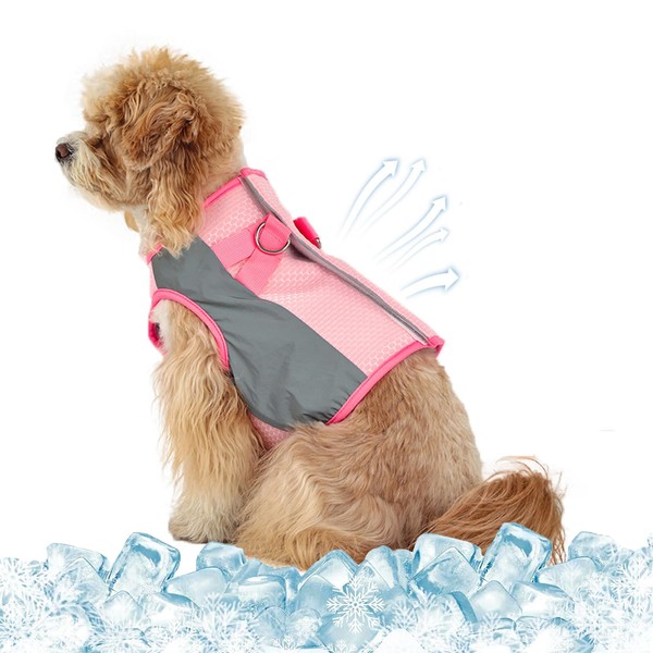 SEIS Cooling Dog Harness Summer Pet Reflective Vest Breathable Cat