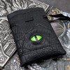 Haxtec Dragon Eye Dice Bag Drawstring Leather DND Dice Bag