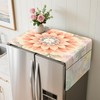 AOHMPT Refrigerator Top Cover with Storage Pockets,Non-Slip Dust-Proof Universal Cover