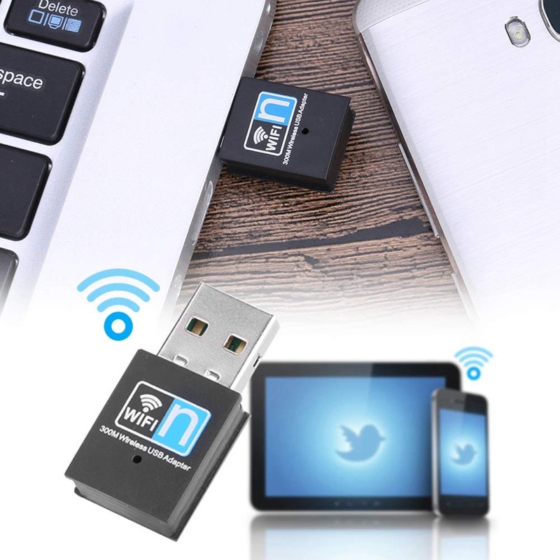 USB Wifi Adapter,300M Wireless Network Card Receiver,Mini WiFi Network Adapter