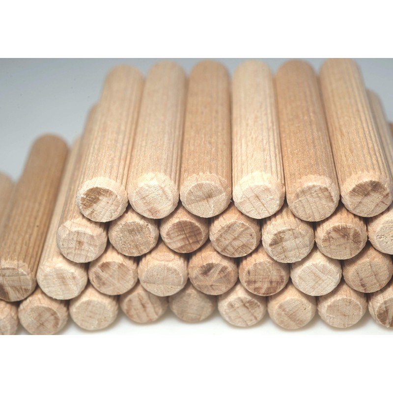 JOWE Wooden Dowels Made of Beech 6 x 30 mm,