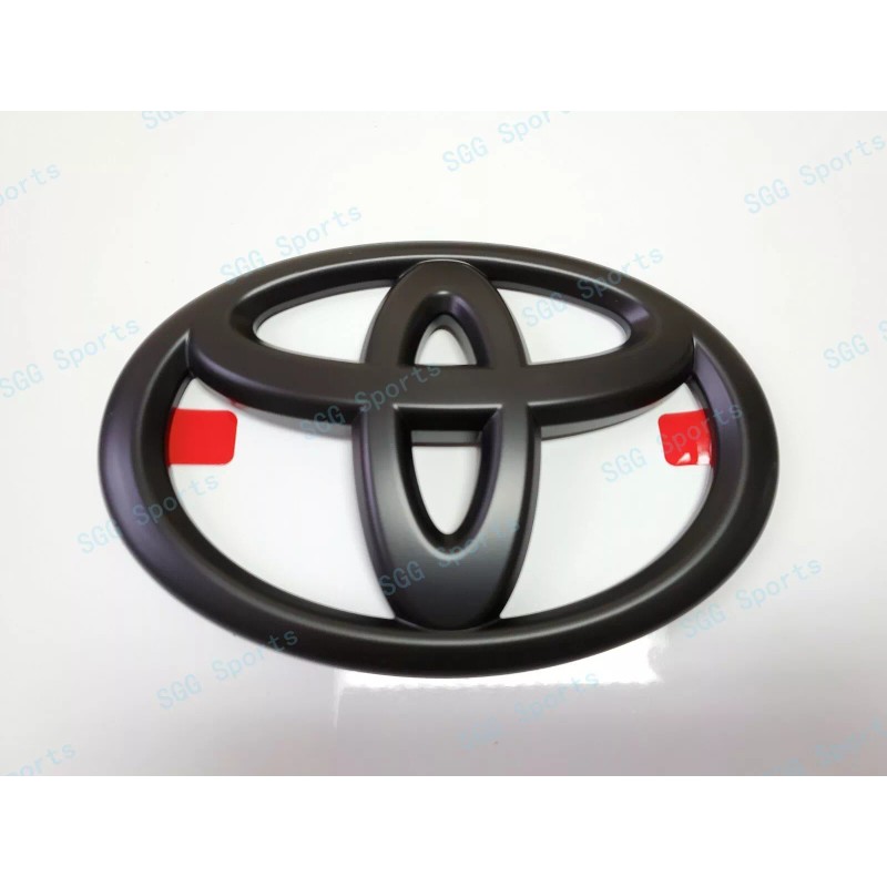 Toyota OEM Matte Black Toyota Logo OVERLAY emblem for Camry
